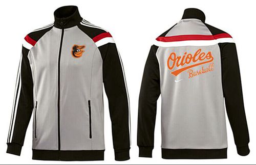 MLB Baltimore Orioles Zip Jacket Grey