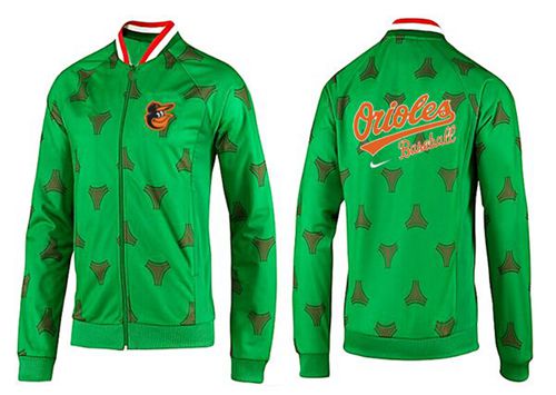 MLB Baltimore Orioles Zip Jacket Green