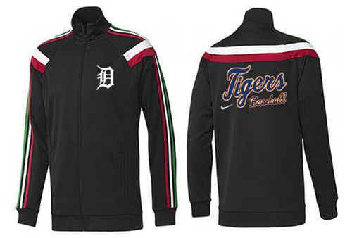 MLB Detroit Tigers Zip Jacket Black_1