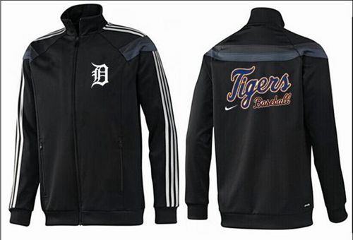 MLB Detroit Tigers Zip Jacket Black_2