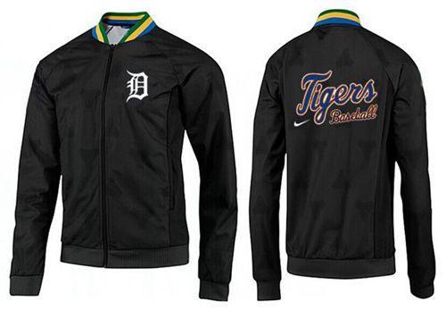 MLB Detroit Tigers Zip Jacket Black_3