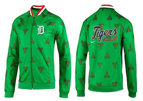 MLB Detroit Tigers Zip Jacket Green