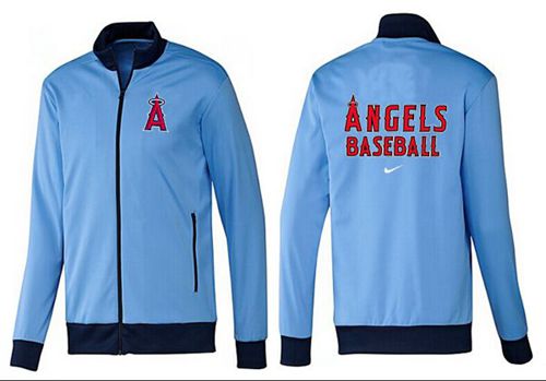 MLB Los Angeles Angels Zip Jacket Light Blue