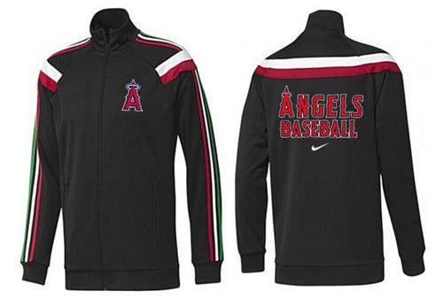 MLB Los Angeles Angels Zip Jacket Black_1