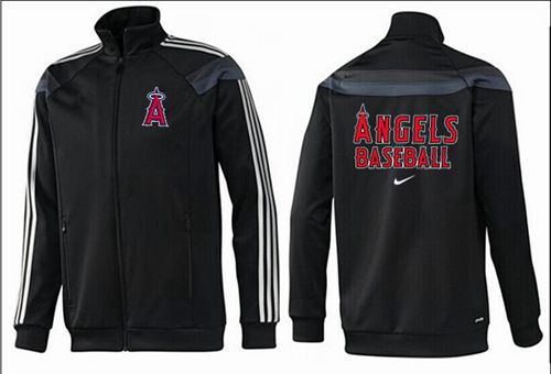 MLB Los Angeles Angels Zip Jacket Black_2