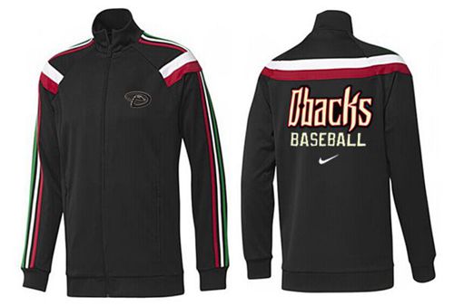 MLB Arizona Diamondbacks Zip Jacket Black_1