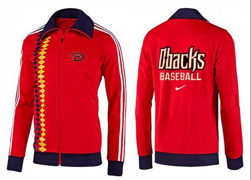 MLB Arizona Diamondbacks Zip Jacket Orange_1