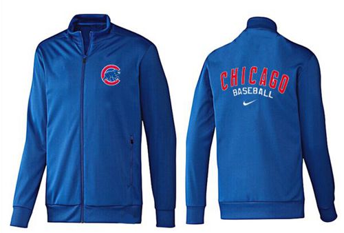 MLB Chicago Cubs Zip Jacket Blue_2