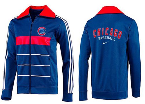 MLB Chicago Cubs Zip Jacket Blue_3