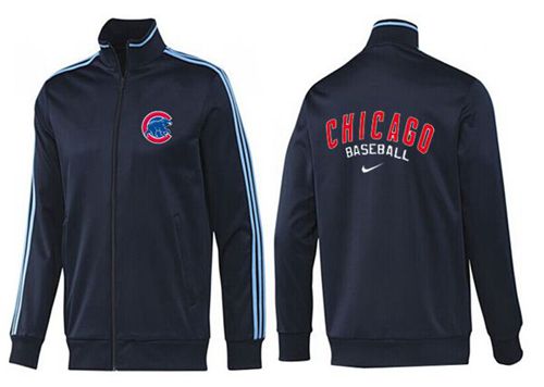 MLB Chicago Cubs Zip Jacket Dark Blue_2