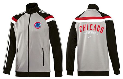 MLB Chicago Cubs Zip Jacket Grey