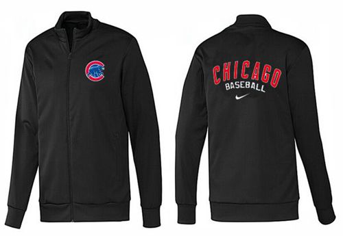 MLB Chicago Cubs Zip Jacket Black