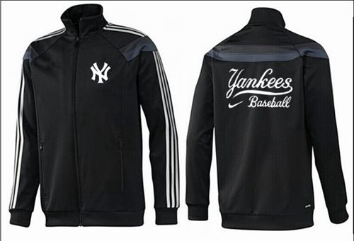 MLB New York Yankees Zip Jacket Black_3