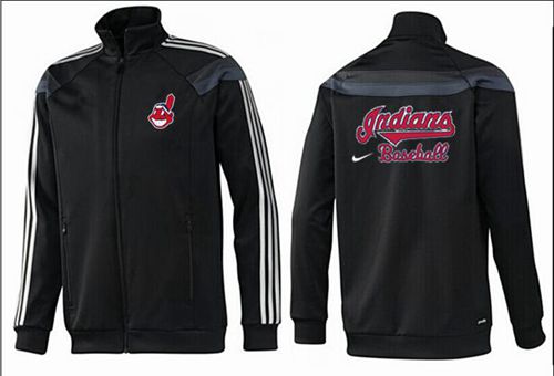 MLB Cleveland Guardians Zip Jacket Black_2