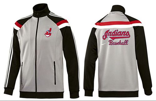 MLB Cleveland Guardians Zip Jacket Grey