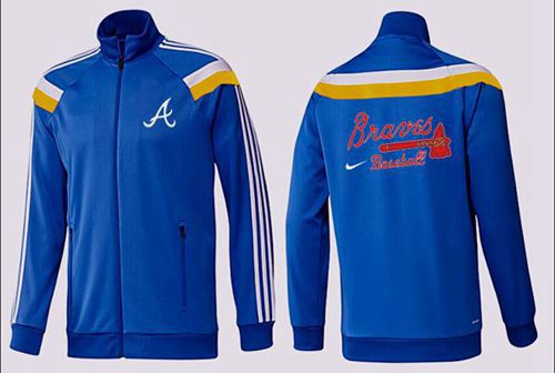 MLB Atlanta Braves Zip Jacket Blue_2