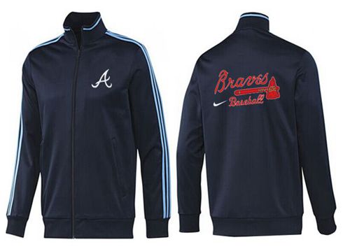 MLB Atlanta Braves Zip Jacket Dark Blue