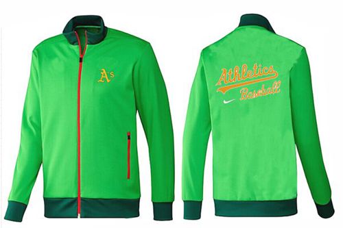 MLB Oakland Athletics Zip Jacket Green