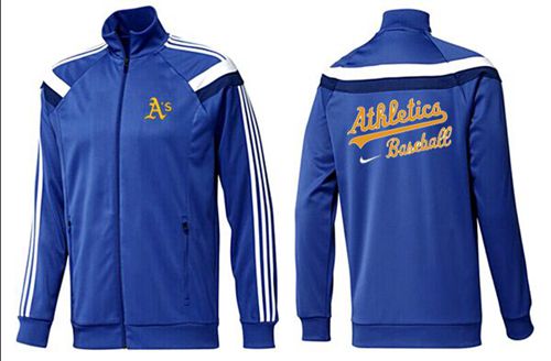 MLB Oakland Athletics Zip Jacket Blue_2