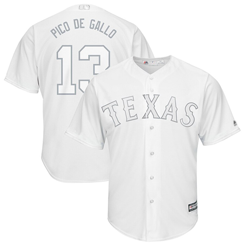 Rangers #13 Joey Gallo White 