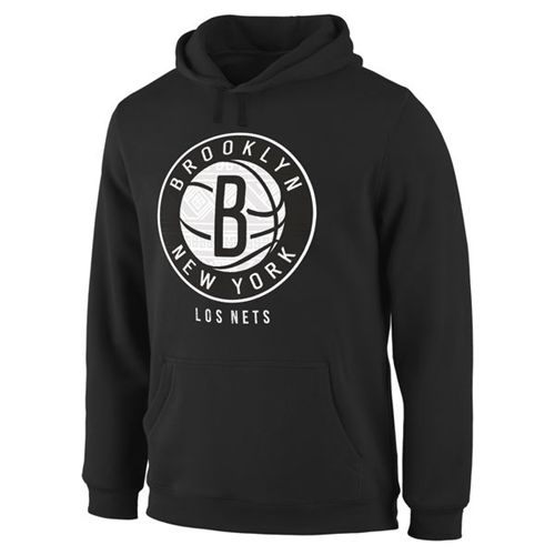 Brooklyn Nets Noches Enebea Pullover Hoodie Black