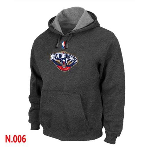 NBA New Orleans Pelicans Pullover Hoodie Dark Grey