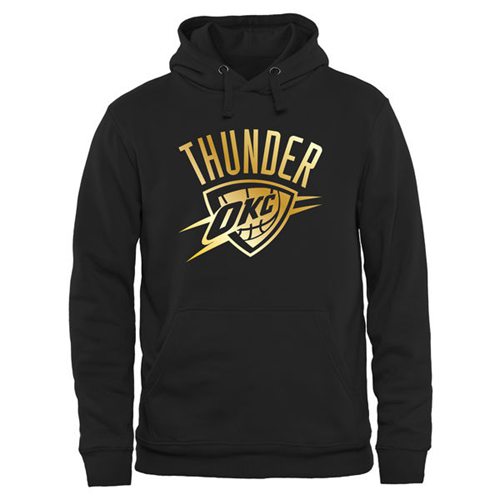 Oklahoma City Thunder Gold Collection Pullover Hoodie Black