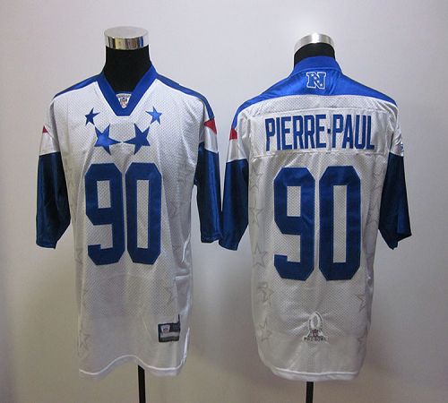 Giants #90 Jason Pierre-Paul White 2012 Pro Bowl Stitched NFL Jersey