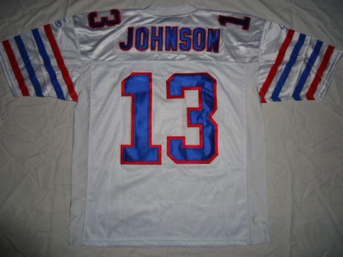 Bills #13 Steve Johnson White Stitched NFL Jersey