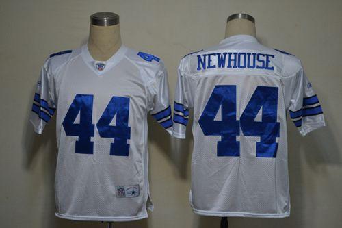 Cowboys #44 Robert Newhouse White Legend Throwback Stitched NFL Jersey