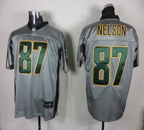 Packers #87 Jordy Nelson White Super Bowl XLV Embroidered NFL Jersey