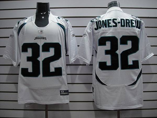 Jaguars Maurice Jones-Drew #32 White Stitched NFL Jersey