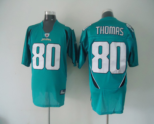 Jaguars #80 Mike Thomas Green Stitched NFL Jersey