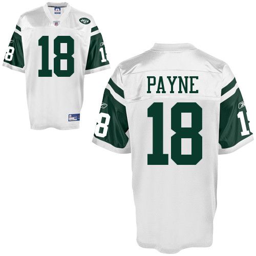 Jets #18 Logan Payne White Stitched NFL Jersey