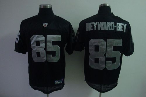 Raiders #85 Darrius Heyward-Bey Black Stitched NFL Jersey