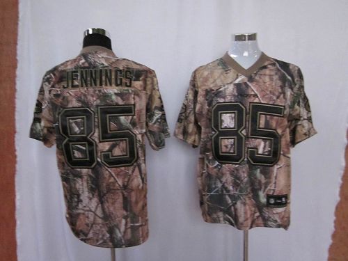 Packers #85 Greg Jennings Camouflage Realtree Embroidered NFL Jersey