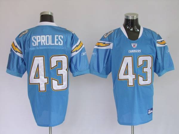 baby blue chargers jersey