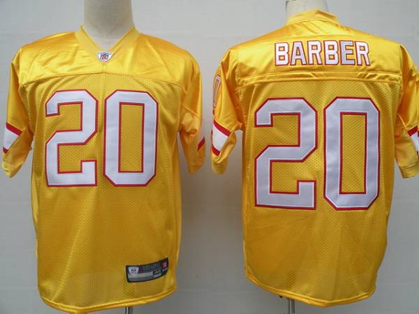 Buccaneers #20 Ronde Barber Yellow Stitched NFL Jersey