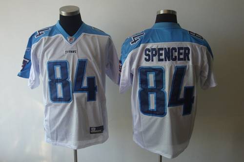 Titans #84 Owen Spencer White Stitched NFL Jersey