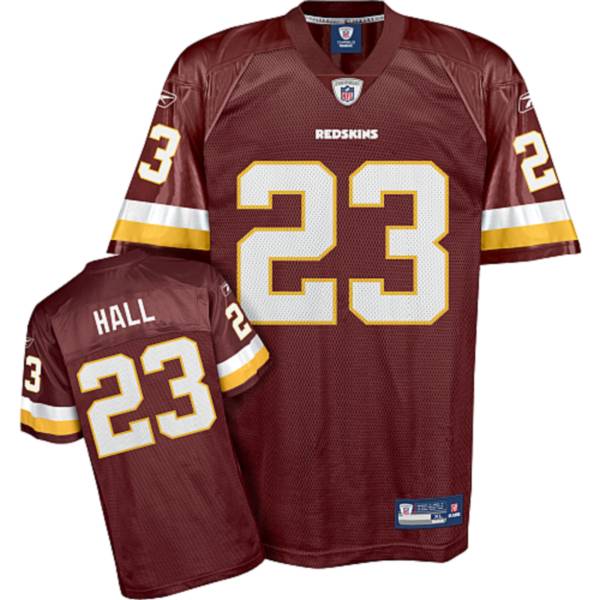 Washington Commanders #23 DeAngelo Hall Red Stitched NFL Jersey