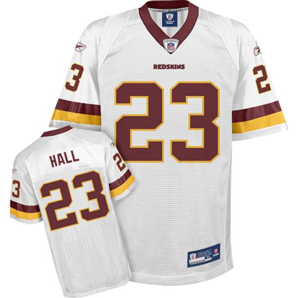 Washington Commanders #23 DeAngelo Hall White Stitched NFL Jersey