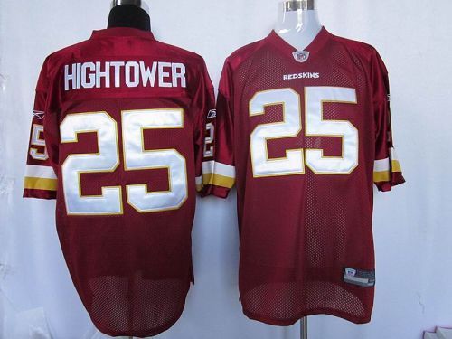 Washington Commanders #25 Tim Hightower Red Stitched NFL Jersey