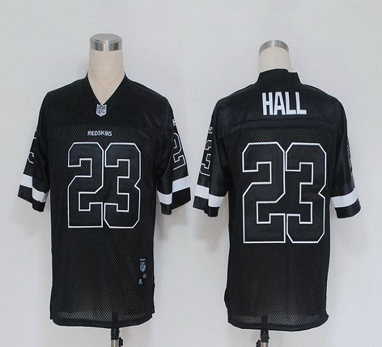 Washington Commanders #23 DeAngelo Hall Black Shadow Stitched NFL Jersey