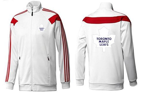 NHL Toronto Maple Leafs Zip Jackets White-2