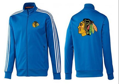 NHL Chicago Blackhawks Zip Jackets Blue-2