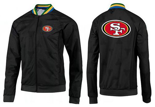 NFL San Francisco 49ers Team Logo Jacket Black_4