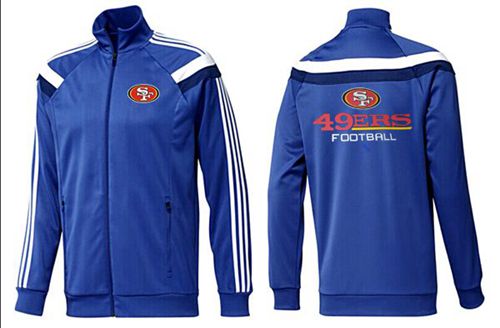 NFL San Francisco 49ers Victory Jacket Blue_3