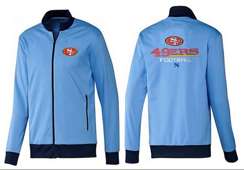 NFL San Francisco 49ers Victory Jacket Light Blue