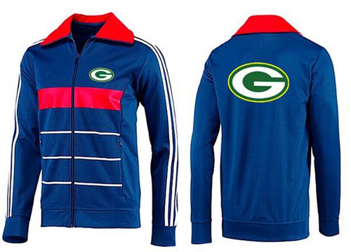 NFL Green Bay Packers Team Logo Jacket Blue_2