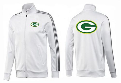 NFL Green Bay Packers Team Logo Jacket White_3